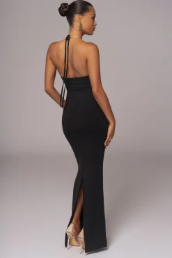 Black Secret Bloom Maxi Dress*JLUXLABEL Fashion