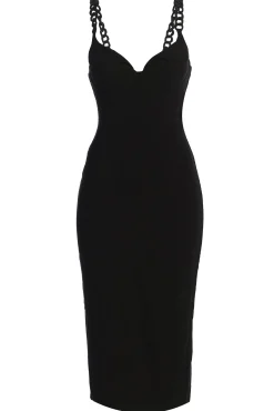 Black Secret Hideout Linen Dress*JLUXLABEL Online