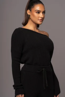 Black Sedona Knit Pant Set*JLUXLABEL Fashion