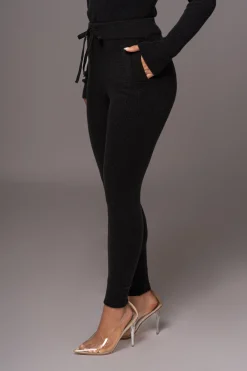 Black Sedona Knit Pant Set*JLUXLABEL Fashion
