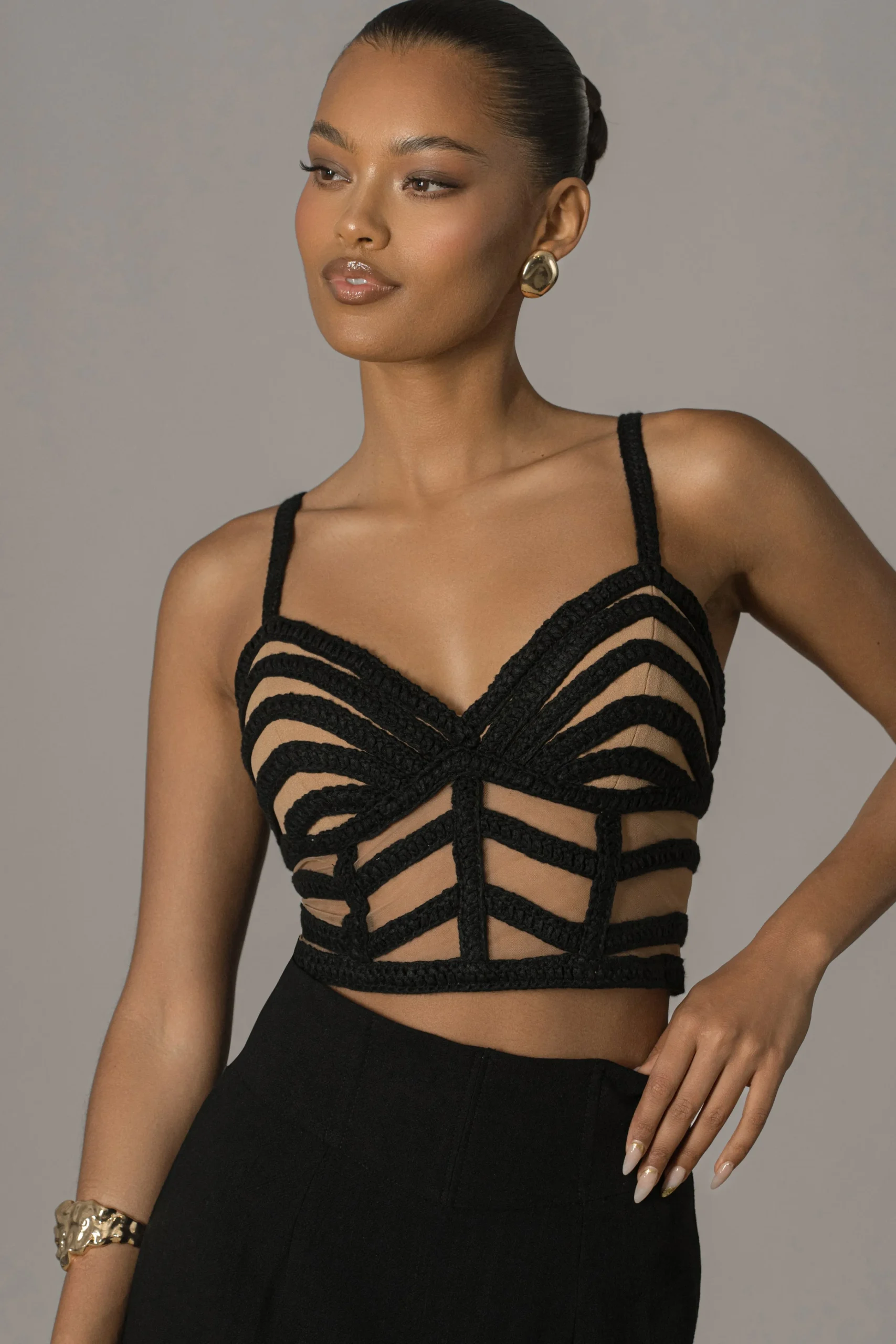 Black Serenity Bay Top*JLUXLABEL Best