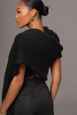 Black Soft Life Cable Knit Sweater Top*JLUXLABEL Best