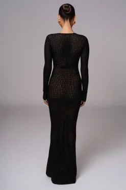 Black Sol Sweater Knit Dress*JLUXLABEL New