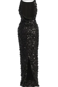 Black Sparkling Moments Sequin Maxi Dress*JLUXLABEL Hot