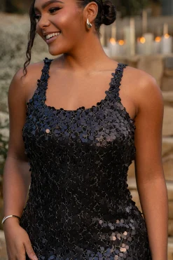 Black Sparkling Moments Sequin Maxi Dress*JLUXLABEL Hot