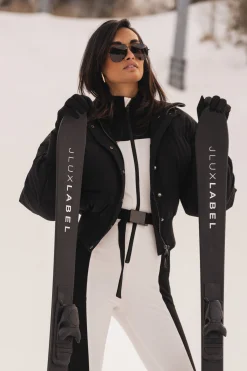 Black Stassie Ribbed Jacket*JLUXLABEL Hot