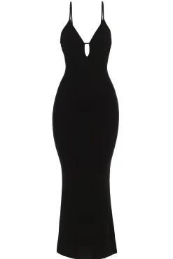 Black Sun Rays Knit Maxi Dress*JLUXLABEL Hot