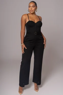 Black Sweetheart Aroma Jumpsuit*JLUXLABEL Hot