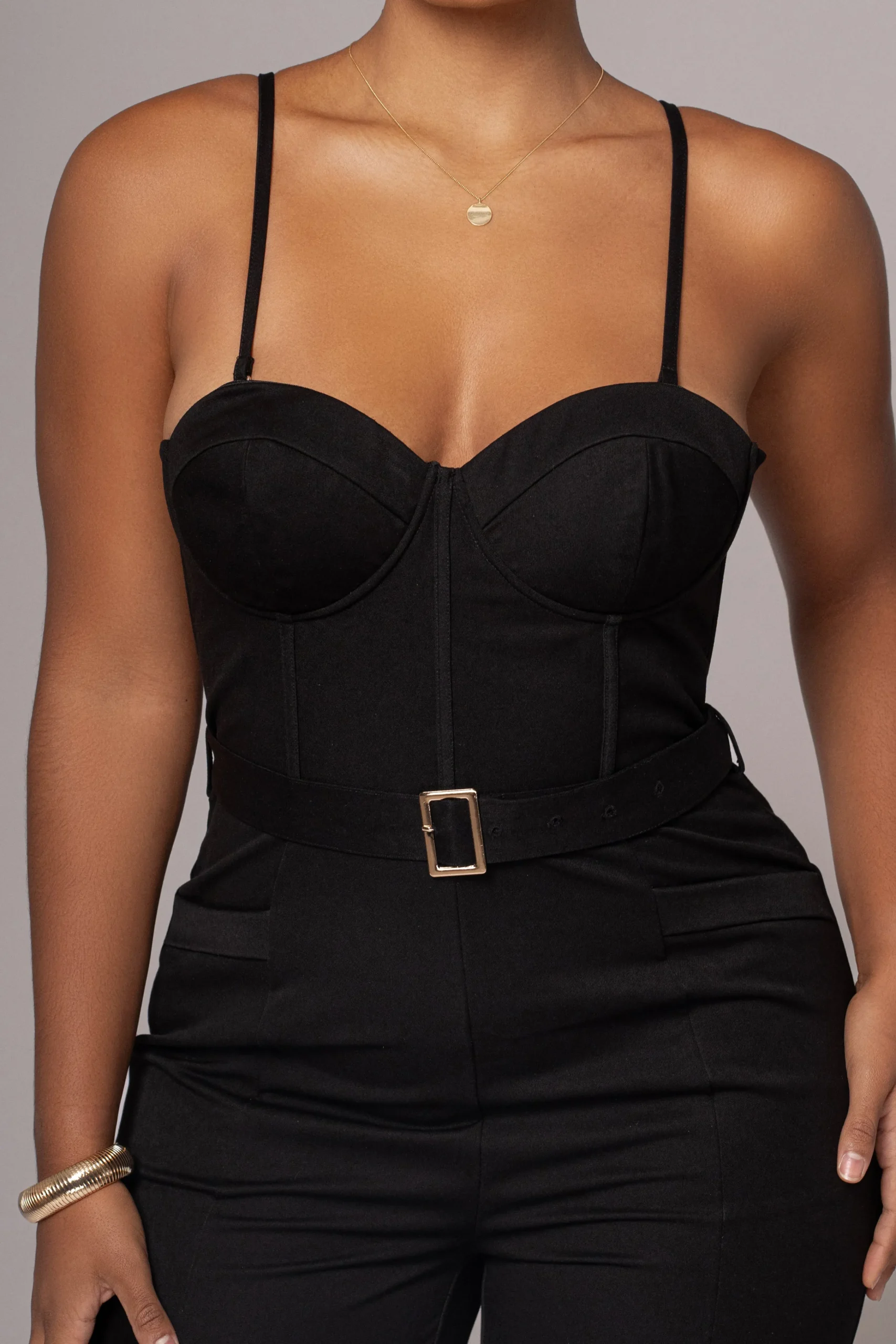 Black Sweetheart Aroma Jumpsuit*JLUXLABEL Hot