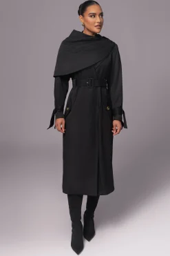 Black The Classic Trench Coat*JLUXLABEL Best