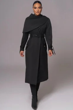 Black The Classic Trench Coat*JLUXLABEL Best