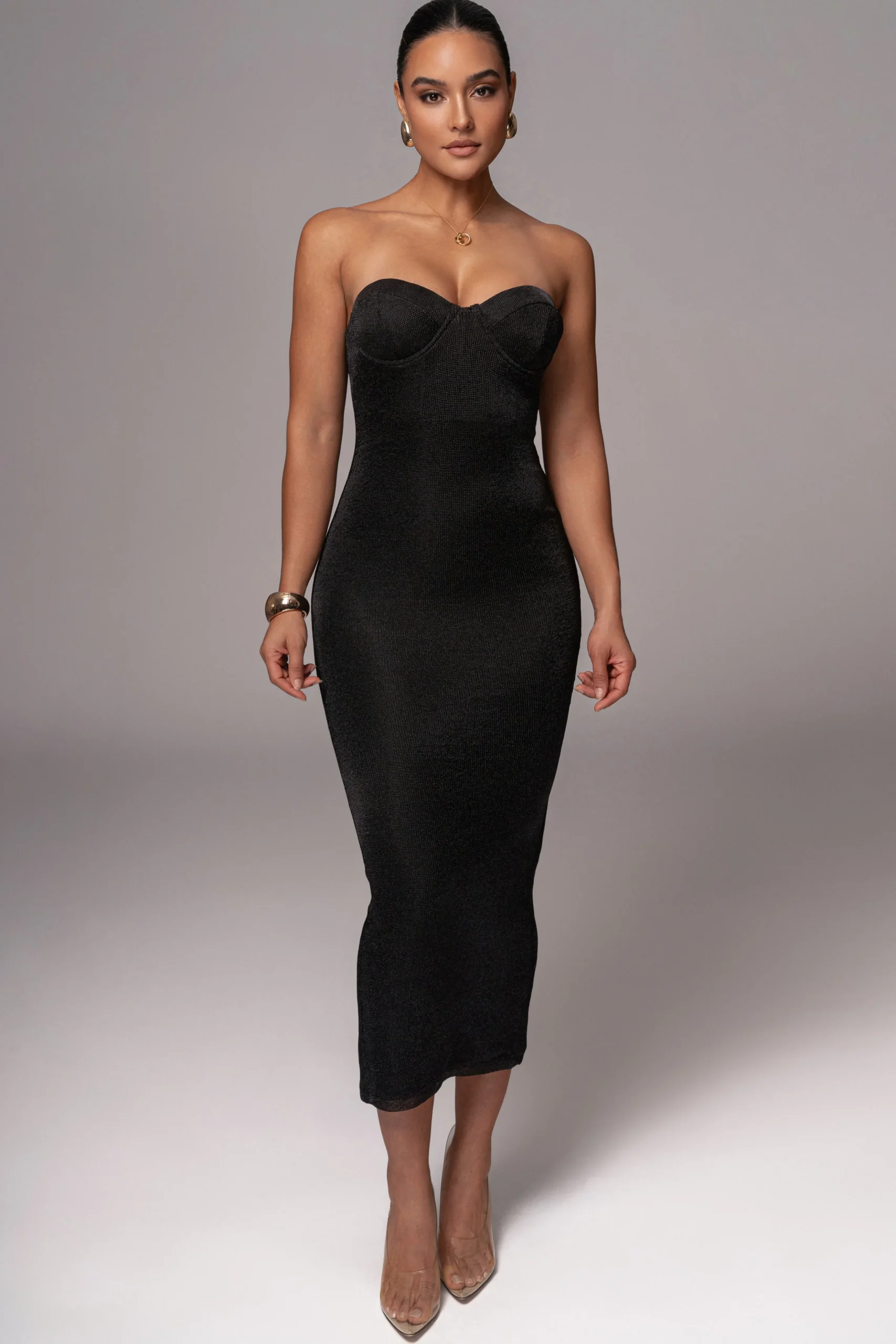 Black Twilight Elegance Maxi Dress*JLUXLABEL Clearance