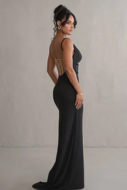 Black Until Forever Maxi Dress*JLUXLABEL Online