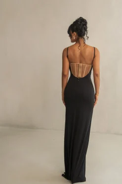 Black Until Forever Maxi Dress*JLUXLABEL Online