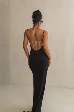 Black Until Forever Maxi Dress*JLUXLABEL Online