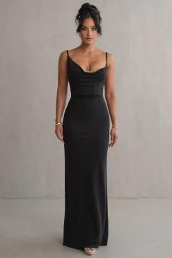 Black Until Forever Maxi Dress*JLUXLABEL Online