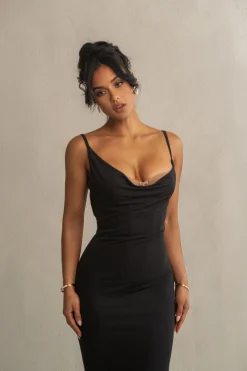 Black Until Forever Maxi Dress*JLUXLABEL Online