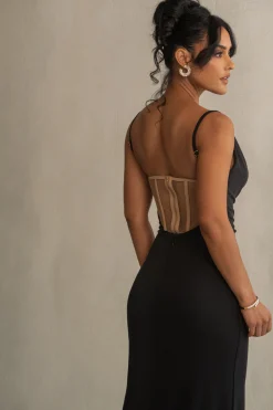 Black Until Forever Maxi Dress*JLUXLABEL Online
