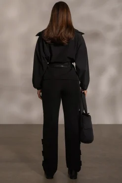 Black Willow Belted Jacket*JLUXLABEL Best