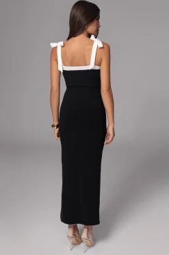 Black/Beige Clarice Reversible Maxi Dress*JLUXLABEL Fashion