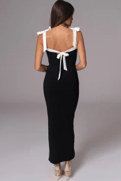 Black/Beige Clarice Reversible Maxi Dress*JLUXLABEL Fashion