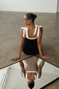 Black/Beige Clarice Reversible Maxi Dress*JLUXLABEL Fashion