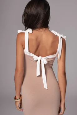 Black/Beige Clarice Reversible Maxi Dress*JLUXLABEL Fashion