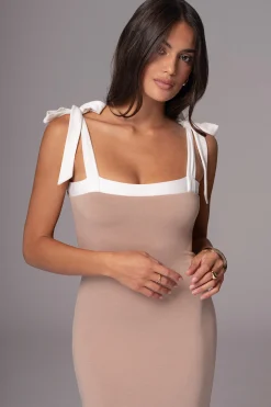 Black/Beige Clarice Reversible Maxi Dress*JLUXLABEL Fashion