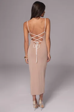 Black/Beige Katia Reversible Dress*JLUXLABEL Outlet