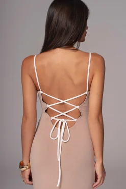 Black/Beige Katia Reversible Dress*JLUXLABEL Outlet