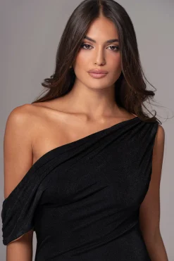 Black/Brown Classic Elegance Reversible Maxi Dress*JLUXLABEL Discount