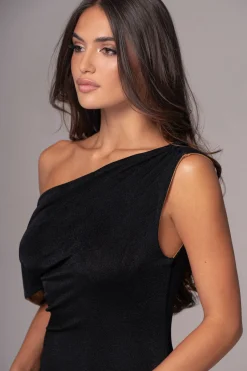 Black/Brown Classic Elegance Reversible Maxi Dress*JLUXLABEL Discount