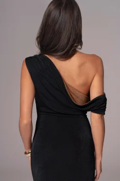 Black/Brown Classic Elegance Reversible Maxi Dress*JLUXLABEL Discount