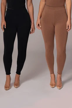 Black/Pecan Everyday Reversible Leggings*JLUXLABEL Best