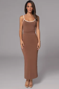 Black/Pecan Tash Reversible Cami Top*JLUXLABEL Best