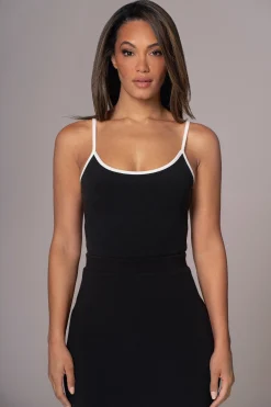 Black/Pecan Tash Reversible Cami Top*JLUXLABEL Best