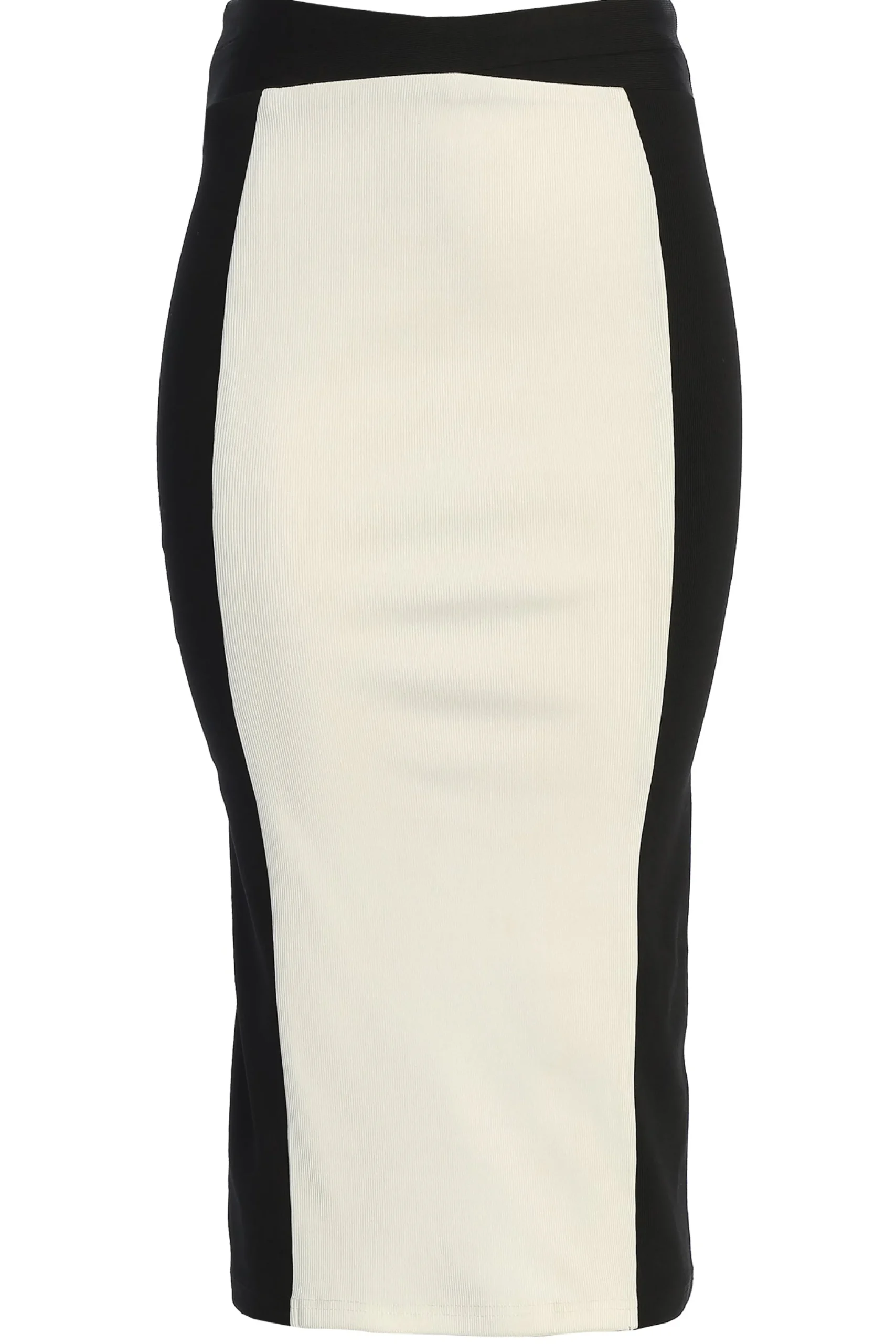 Black/White Celebration Colorblock Midi Skirt*JLUXLABEL Discount
