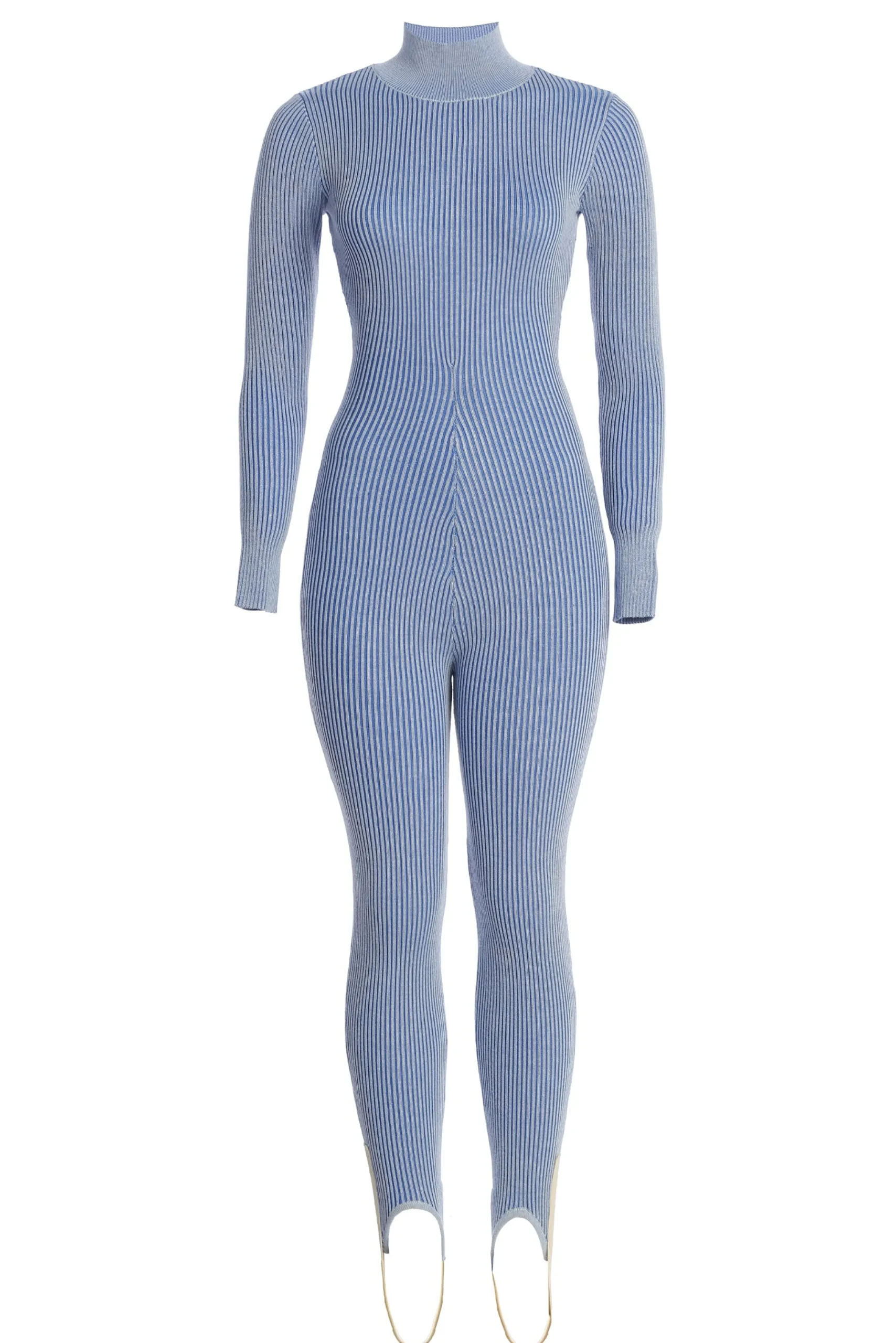 Blue In Control Stirrup Jumpsuit*JLUXLABEL Online