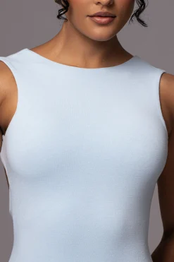 Blue JLUXBASIX FRONT AND CENTER MAXI DRESS*JLUXLABEL Sale