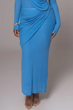 Blue Paradise Hills Maxi Skirt*JLUXLABEL Outlet