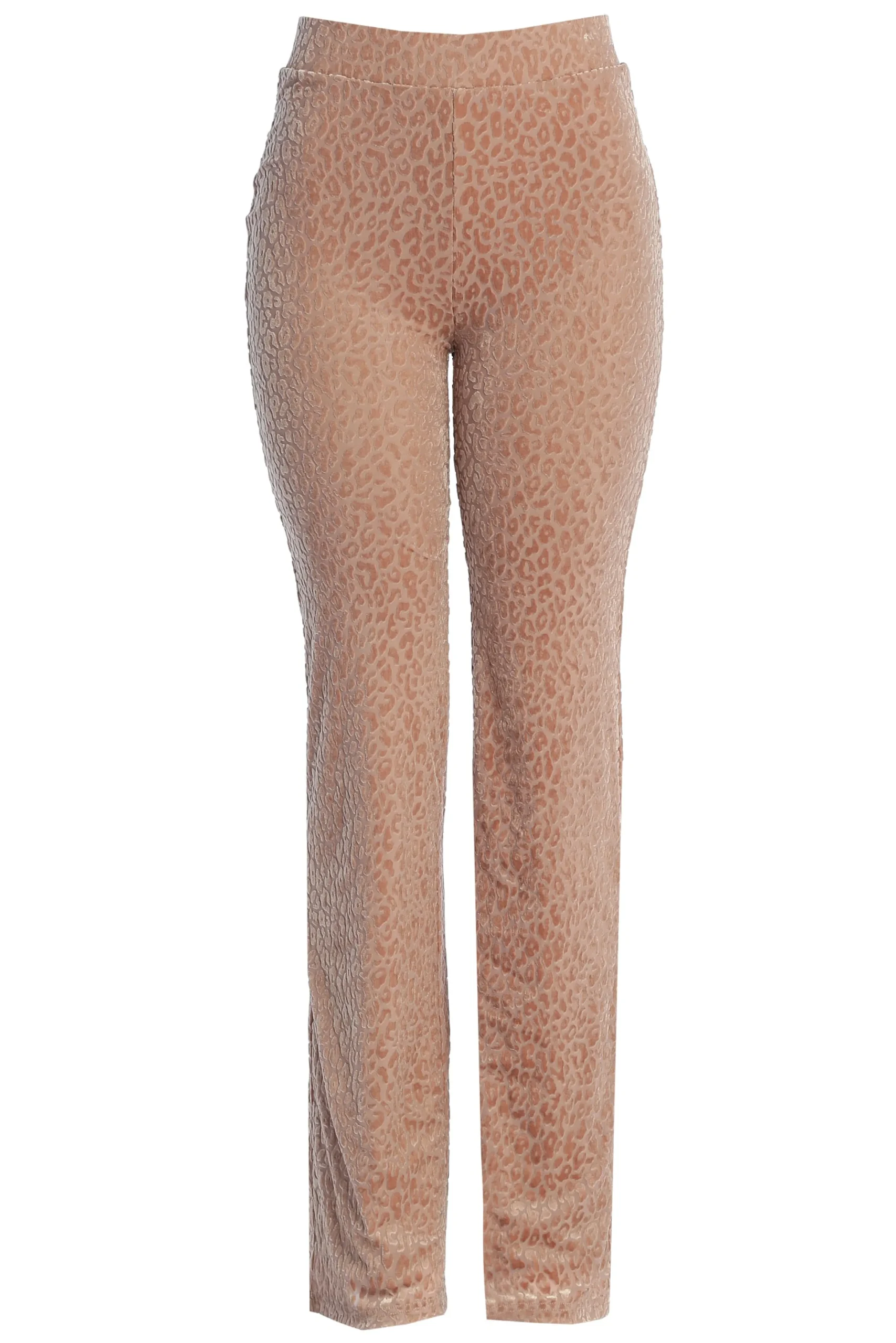 Blush Leopard One To Watch Pants*JLUXLABEL Clearance