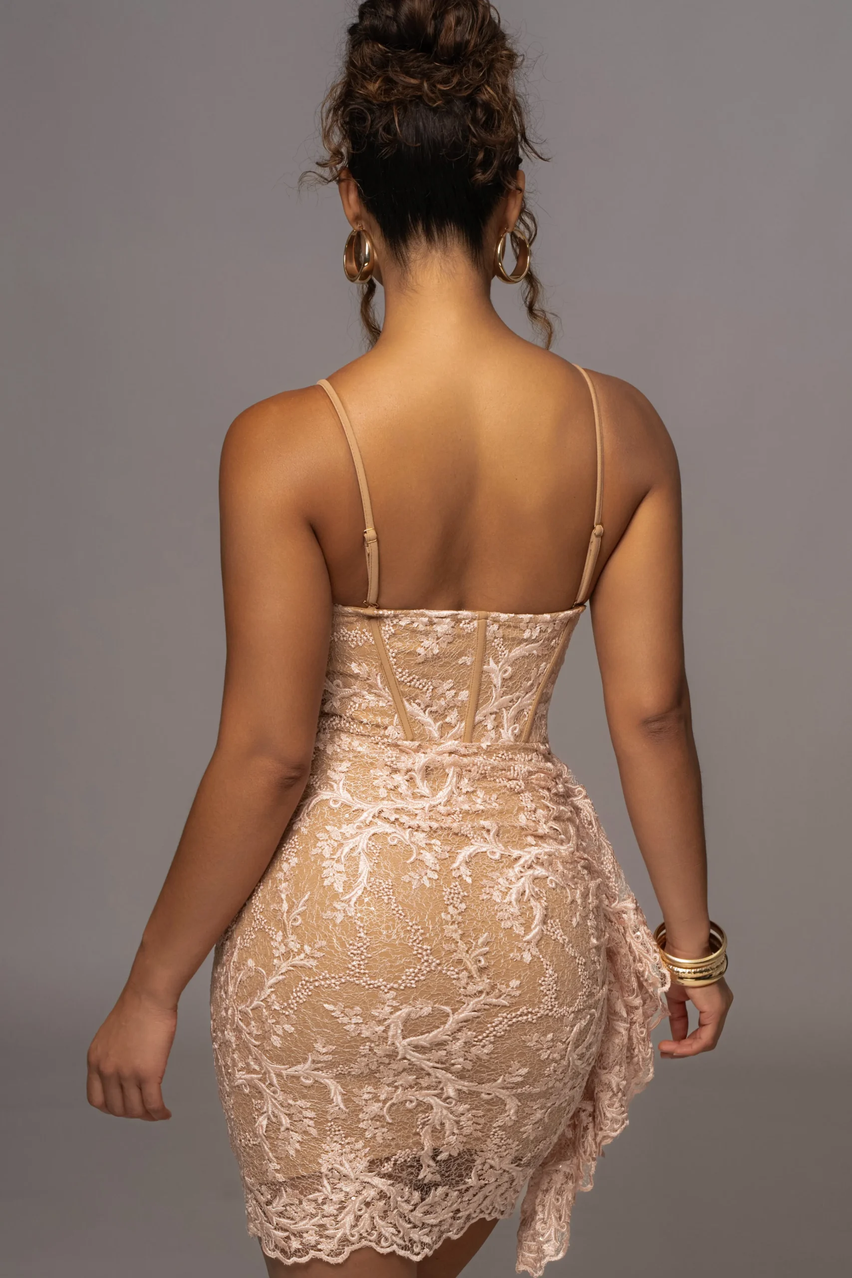 Blush Marilyn Lace Mini Dress*JLUXLABEL Discount