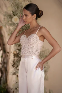 Blush Yours Truly Lace Corset*JLUXLABEL Hot