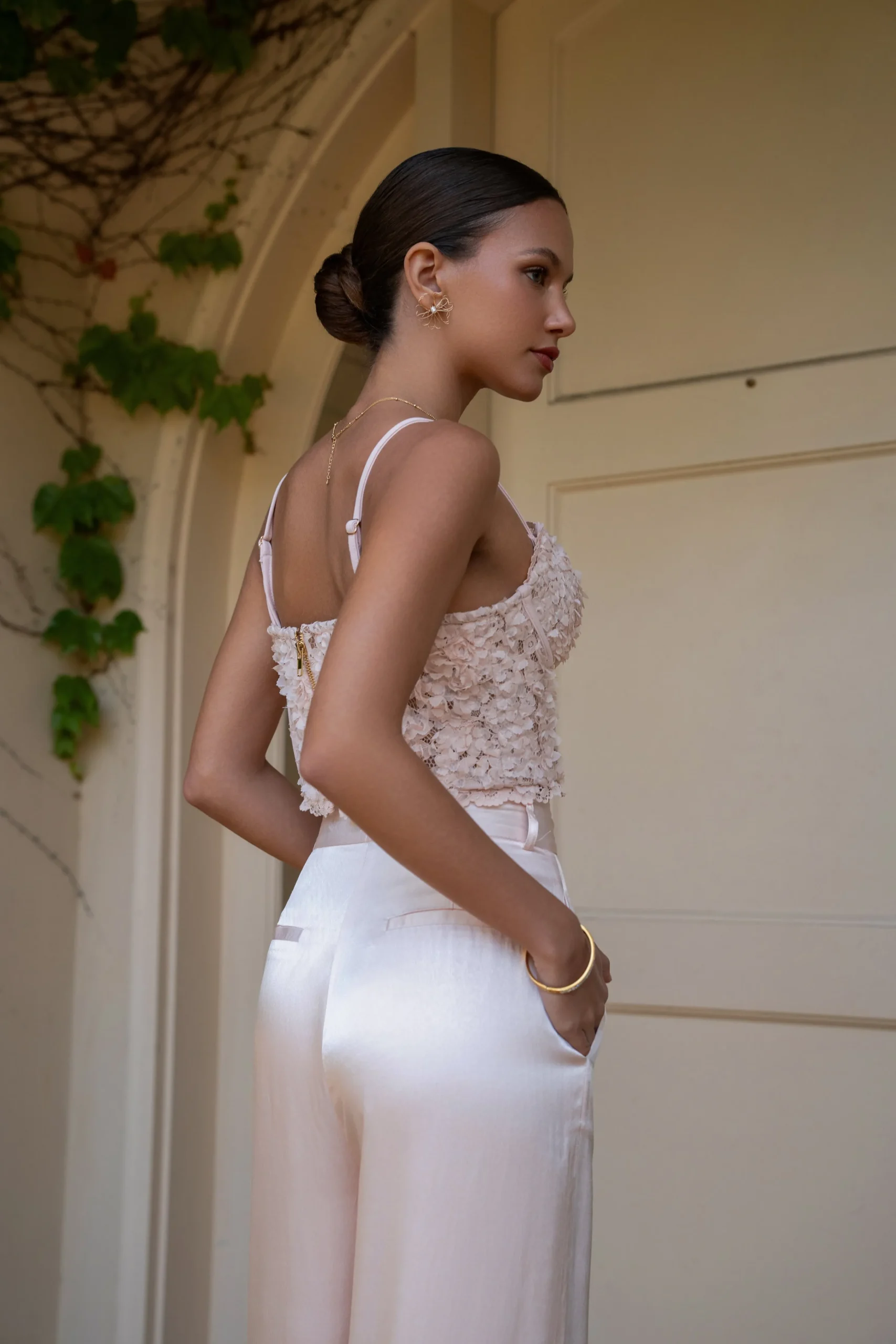 Blush Yours Truly Lace Corset*JLUXLABEL Hot