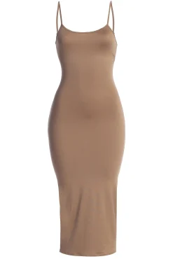 Brown Multi Solana Mesh Maxi Dress*JLUXLABEL Fashion