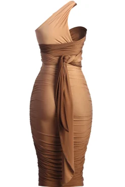Brown Ombré Edge Of Romance Midi Dress*JLUXLABEL Sale