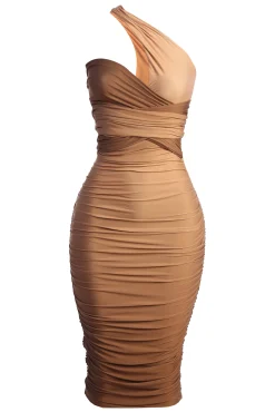 Brown Ombré Edge Of Romance Midi Dress*JLUXLABEL Sale