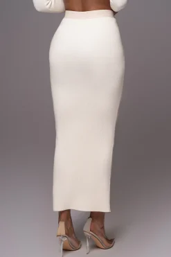 Buttercream Anise Ribbed Skirt Set*JLUXLABEL Hot