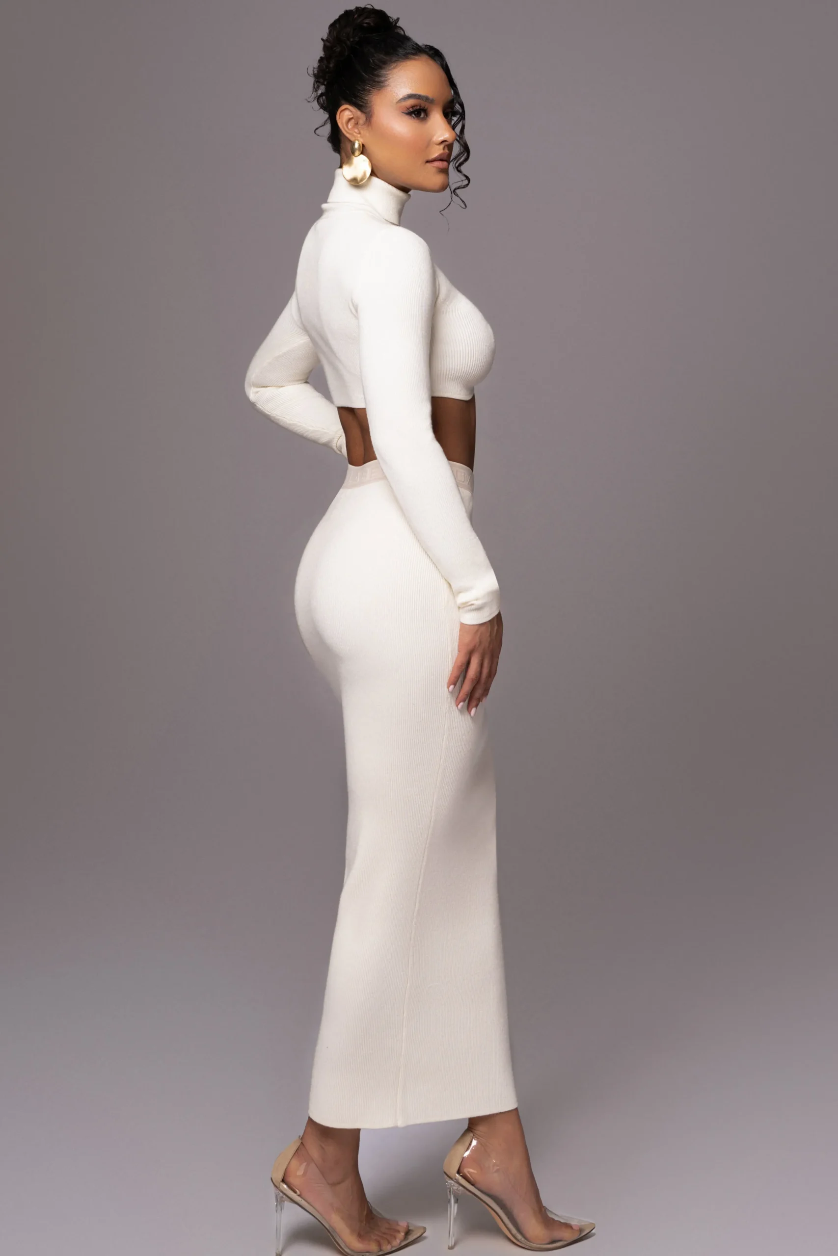 Buttercream Anise Ribbed Skirt Set*JLUXLABEL Hot