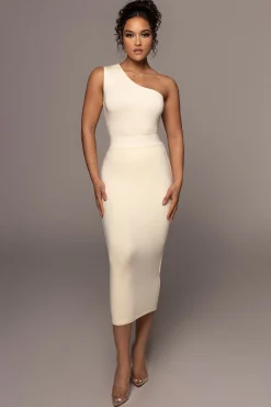 Buttercream Leilah Midi Skirt*JLUXLABEL Outlet